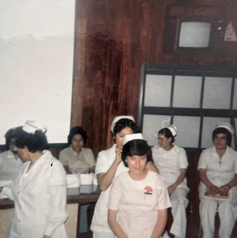 Ceremonia de imposición de cofia de Patricia Moreno
